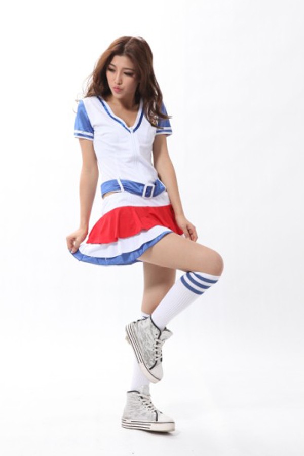 Uniform Costumes Sweet Cheerleader Suit - Click Image to Close